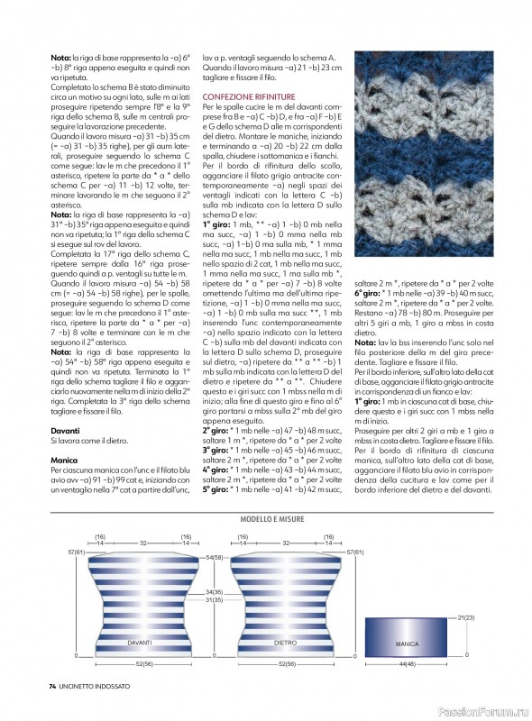 Вязаные проекты в журнале &laquo;Uncinetto Indossato №15 2026&raquo;