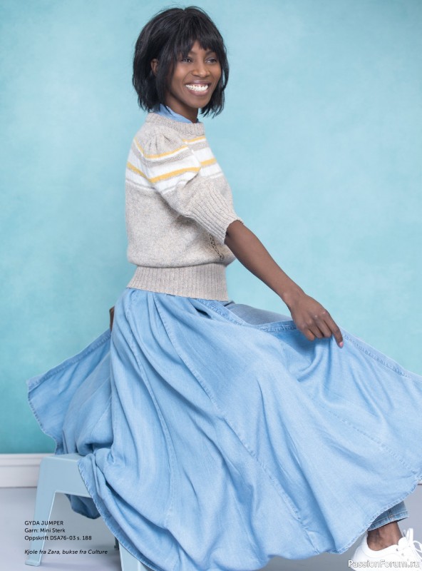 Вязаные проекты в журнале &laquo;Yarnmade №1 2018 Spring & Summer&raquo;. Продолжение