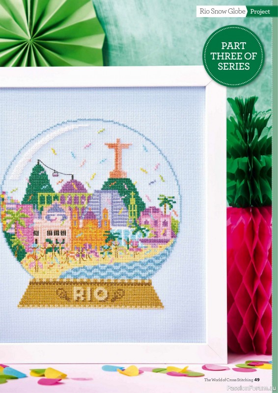 Коллекция вышивки в журнале «The World of Cross Stitching №360 2025»