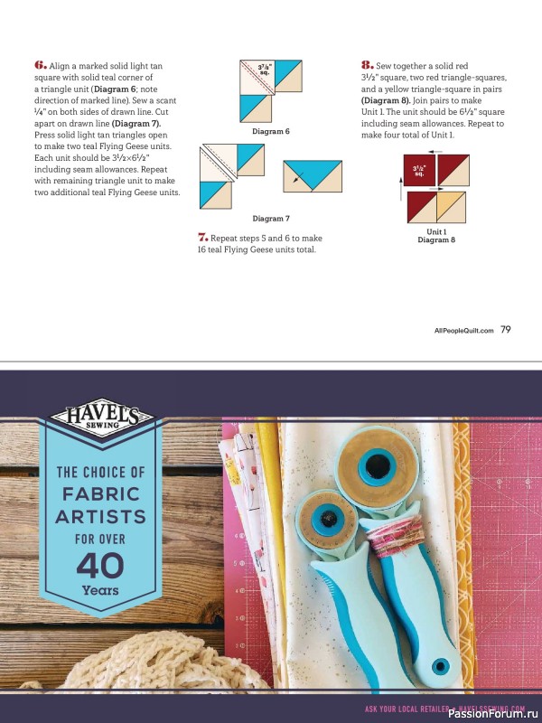 Коллекция проектов для рукодельниц в журнале «American Patchwork & Quilting №201 2026»