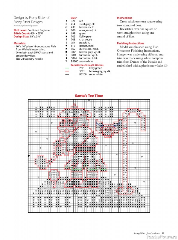 Коллекция вышивки в журнале &laquo;Just CrossStitch - Spring 2026&raquo;