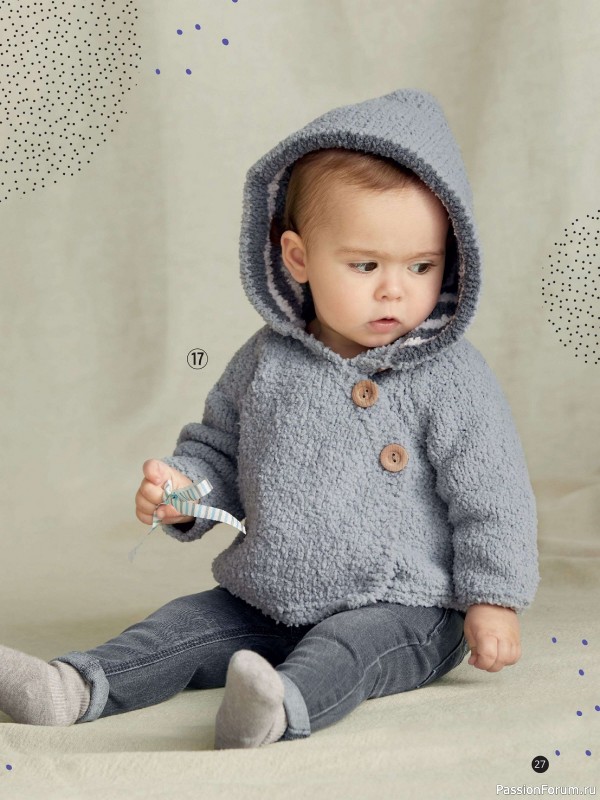 Вязаные модели для детей в журнале «Baby Maschenmode №60 2024»