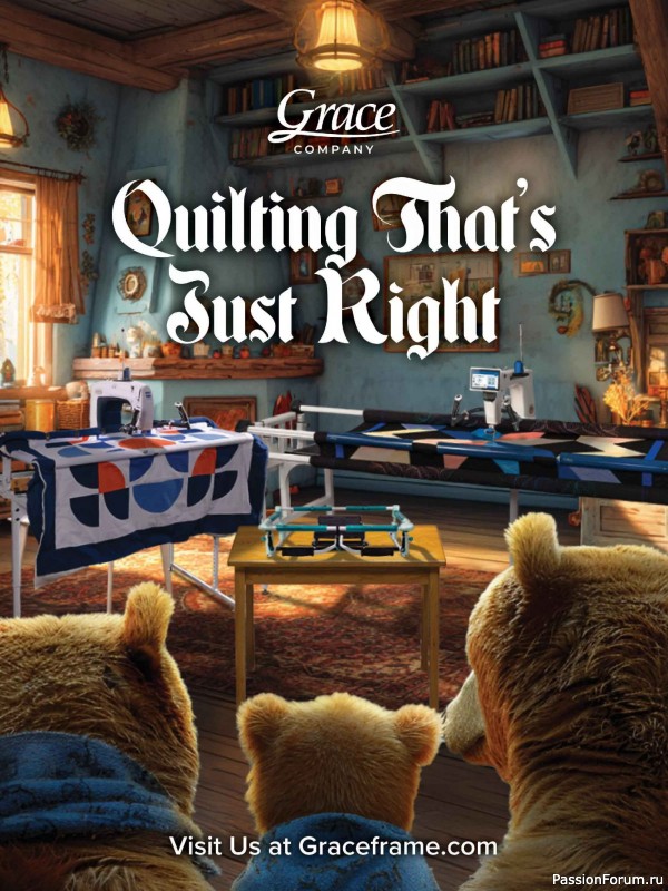 Коллекция проектов для рукодельниц в журнале «American Patchwork & Quilting №198 2025»