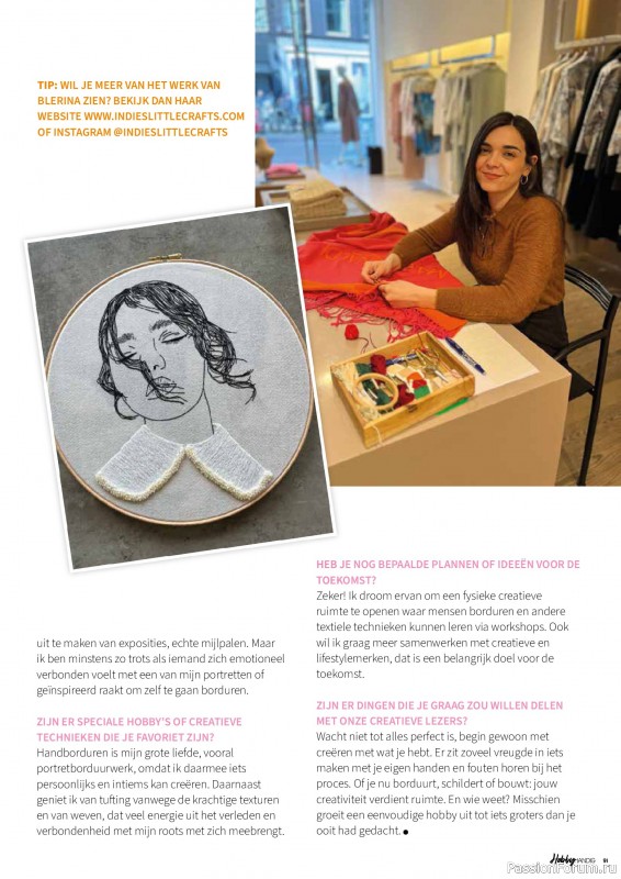 Коллекция проектов для рукодельниц в журнале «HobbyHandig №256 2025»