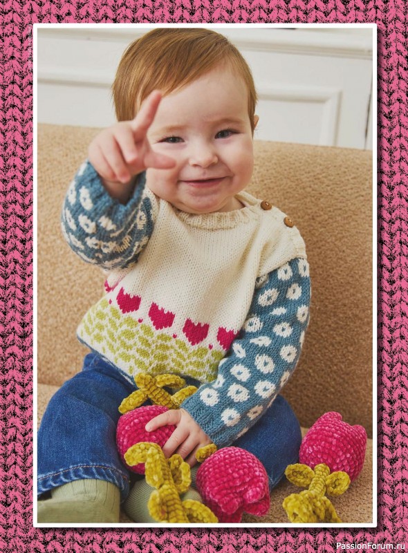 Вязаные модели для детей в журнале &laquo;Piu Maglia Bebe №6 2026&raquo;