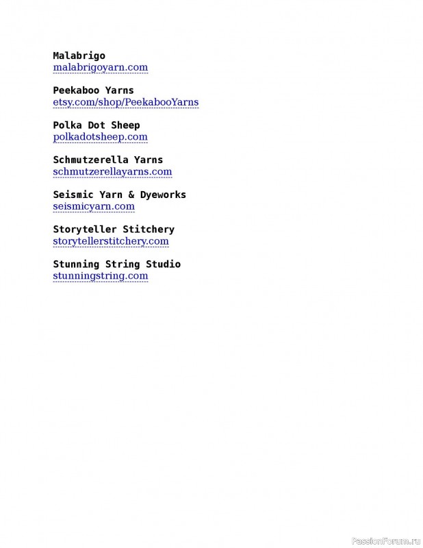 Вязаные проекты в книге «Knitting the U.S.A.». Часть 3