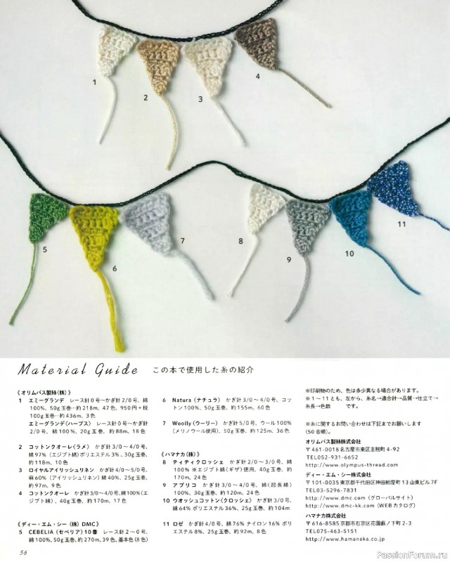 Вязаные проекты в книге &laquo;Lacework of the Pineapple Pattern&raquo;.