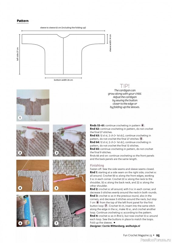 Вязаные проекты крючком в журнале «Fun Crochet Magazine №23 2025»