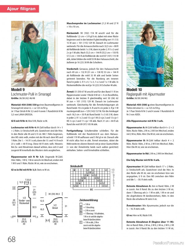 Вязаные проекты в журнале «Meine Strickmode Sonderheft MS134 2024»