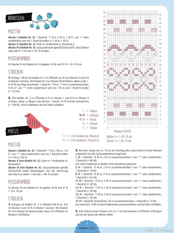 Вязаные проекты в журнале «Mutzen Schals & Co №4 2018»