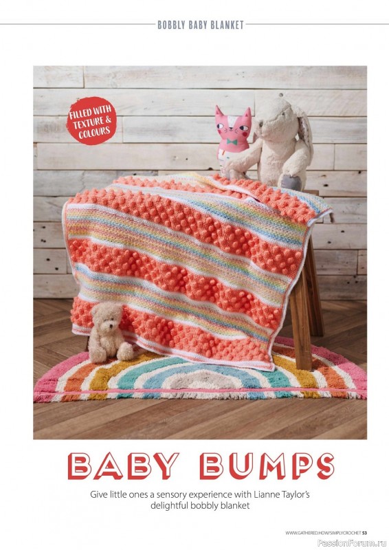 Вязаные проекты крючком в журнале «Simply Crochet №130 2022»