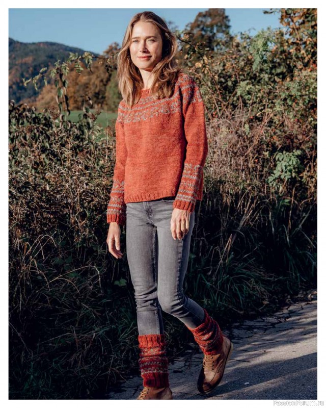 Вязаные проекты в книге «Top-Down Colorwork Knit Sweaters and Accessories». Продолжение