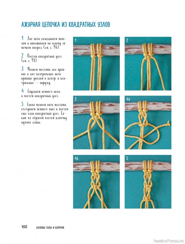 Коллекция проектов для рукодельниц в книге «Макраме на елку»