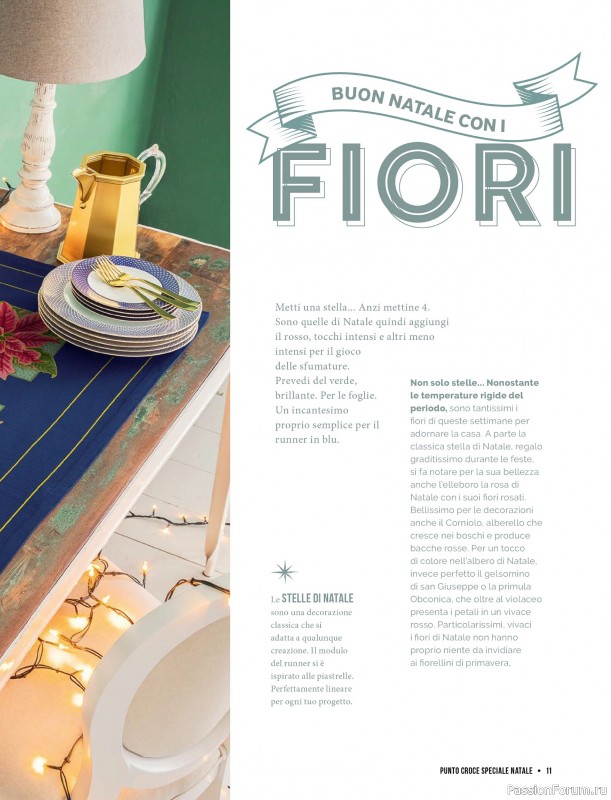 Коллекция проектов для рукодельниц в журнале «Mani di Fata Speciale Punto Croce - Natale 2025»
