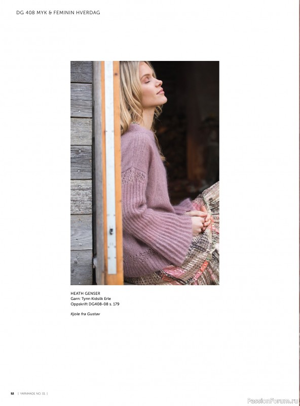 Вязаные проекты в журнале &laquo;Yarnmade №1 2020 Spring & Summer&raquo;