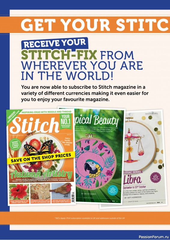 Коллекция проектов для рукодельниц в журнале «Stitch Magazine №157 2025»