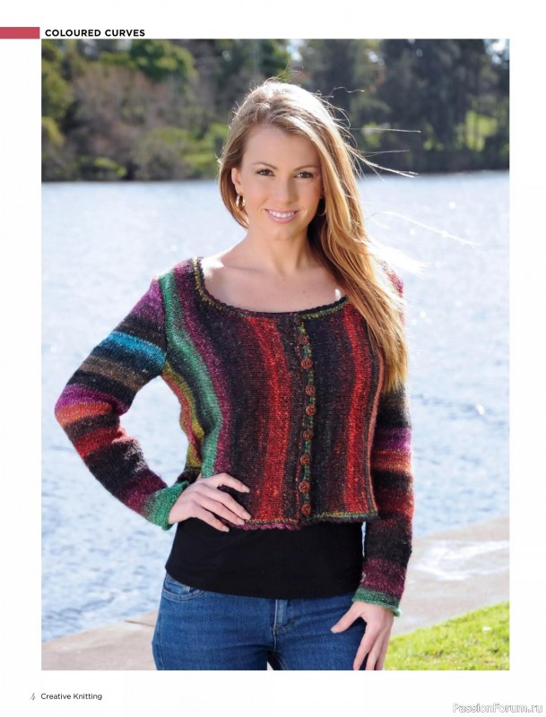 Вязаные модели спицами в журнале «Creative Knitting №91 2025»