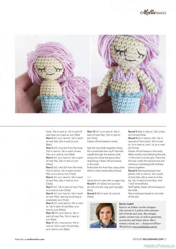 Вязаные проекты в журнале &laquo;Mollie Makes - Crochet 2026&raquo;