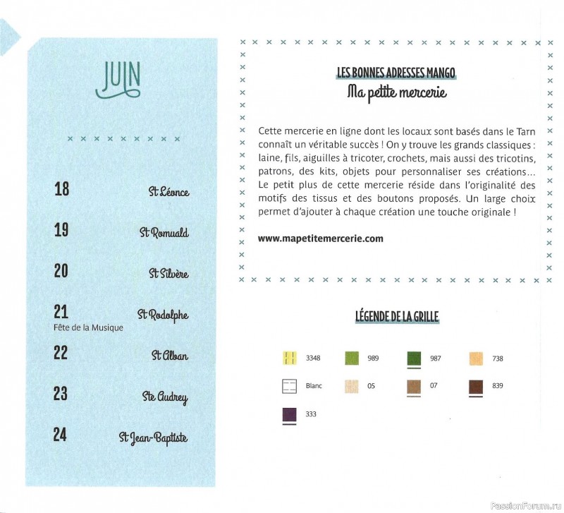 Коллекция вышивки в книге «Reves de fleurs - 2026»