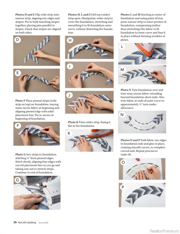 Коллекция проектов для рукодельниц в журнале «McCalls Quilting - Spring 2026»