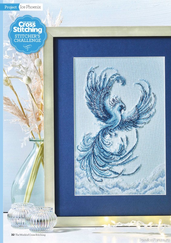 Коллекция вышивки в журнале «The World of Cross Stitching №367 2025»