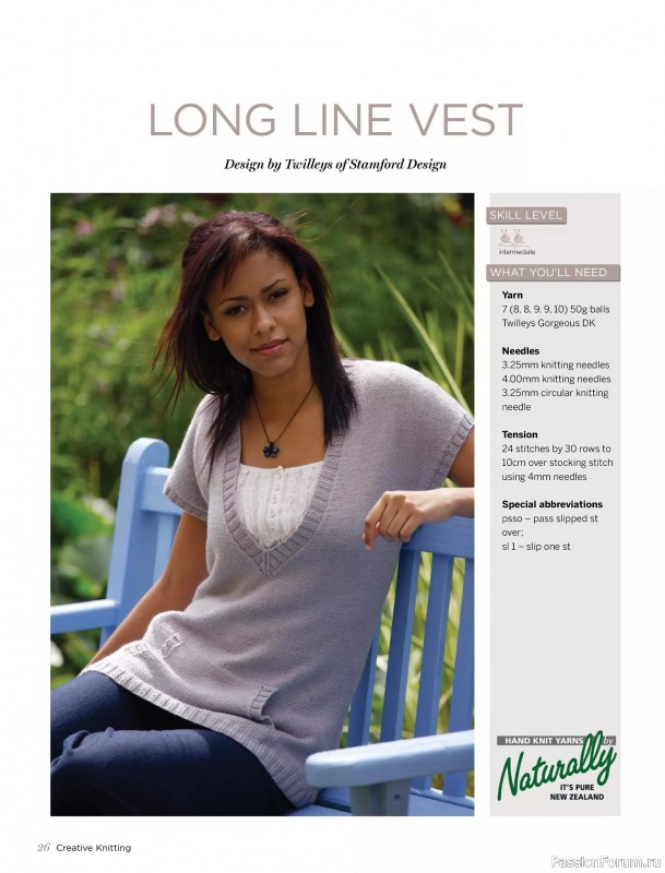 Вязаные модели спицами в журнале «Creative Knitting №91 2025»