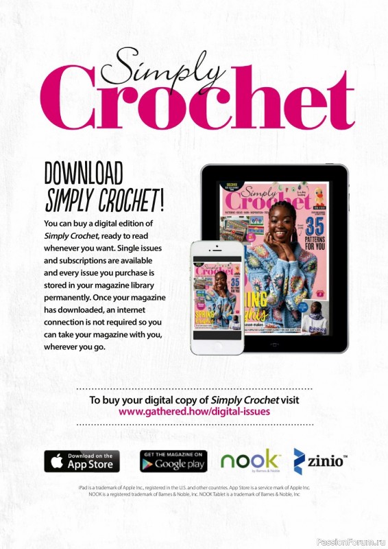Вязаные проекты крючком в журнале «Simply Crochet №135 2023»