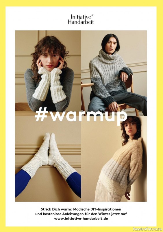 Вязаные модели крючком в журнале «The Knitter Germany №61 2022 »