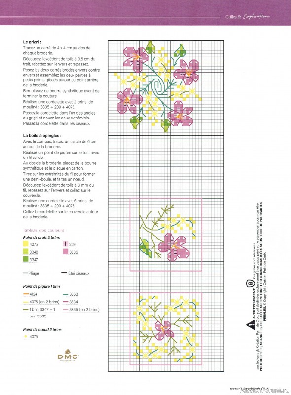 Коллекция вышивки в журнале «Creation Point de Croix №112 2025»