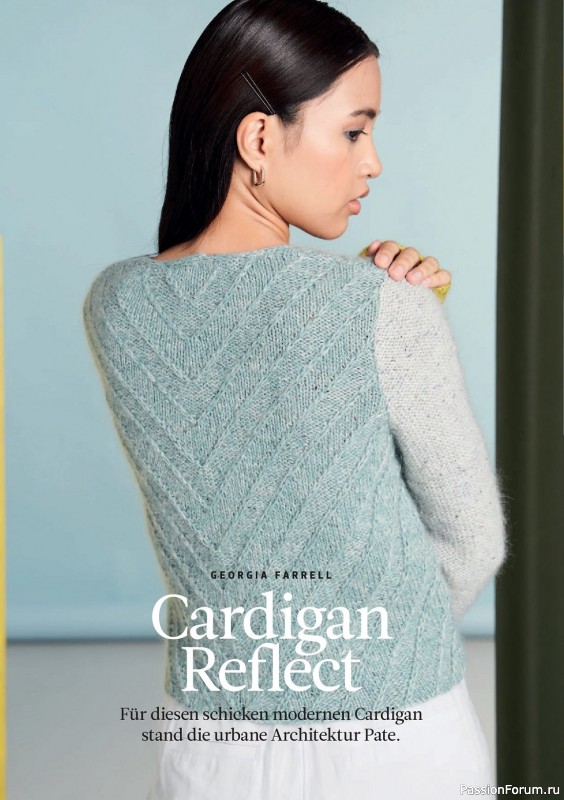 Вязаные проекты спицами в журнале «The Knitter Germany №65 2023»