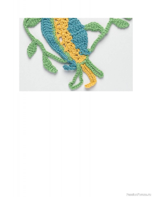 Вязаные проекты в книге &laquo;150 Crochet Borders&raquo;. Часть 3