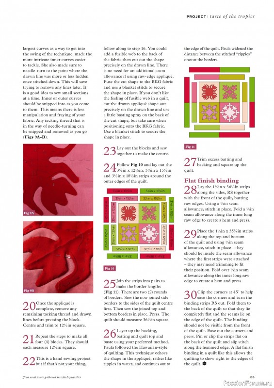 Коллекция проектов для рукодельниц в журнале «Todays Quilter №131 2025»