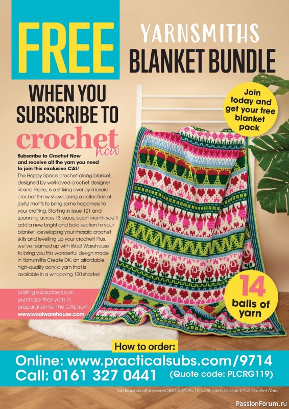 Вязаные проекты крючком в журнале «Crochet Now №121 2025»