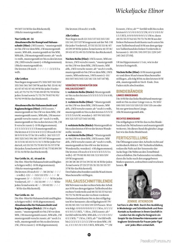 Вязаные модели крючком в журнале «The Knitter Germany №61 2022 »