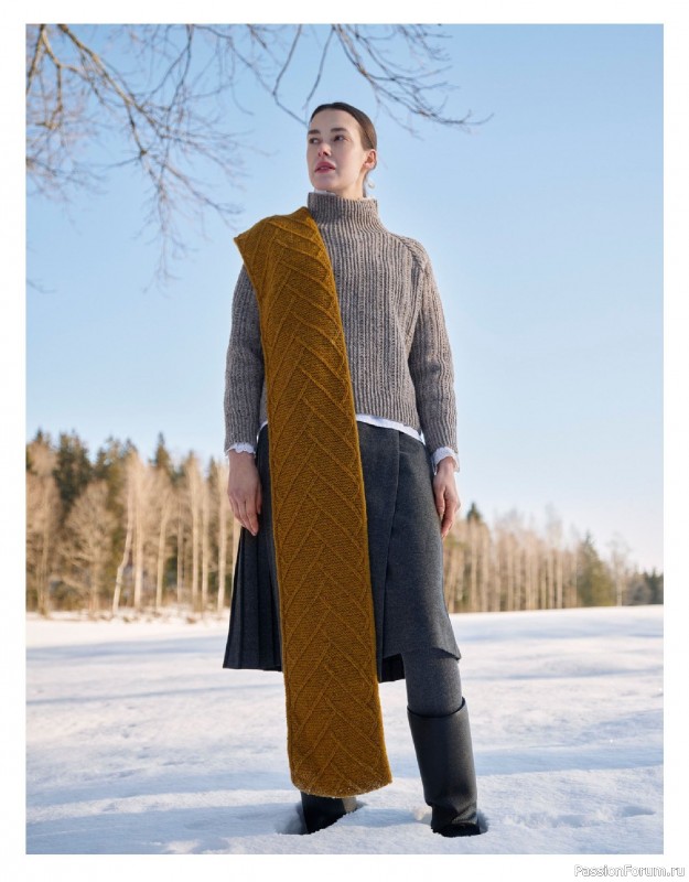Вязаные модели в журнале «Laine Magazine №23 2025 Winter».