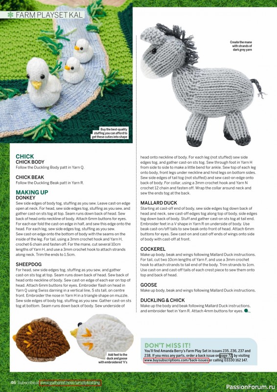 Вязаные проекты крючком в журнале «Simply Knitting №238 2023»