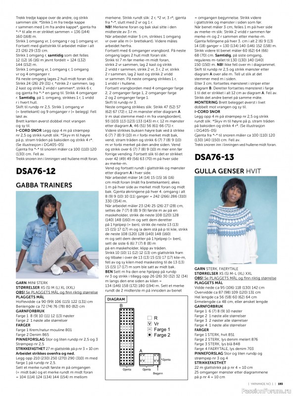 Вязаные проекты в журнале &laquo;Yarnmade №1 2018 Spring & Summer&raquo;. Продолжение