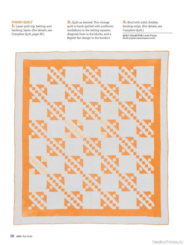 Коллекция проектов для рукодельниц в журнале «American Patchwork & Quilting №201 2026»