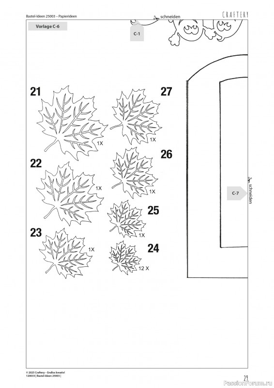 Коллекция проектов для рукодельниц в журнале «Bastel-Ideen №3 2025»