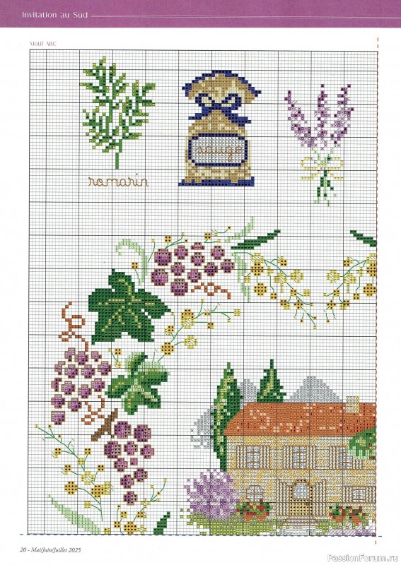 Коллекция вышивки в журнале «Creation Point de Croix №112 2025»