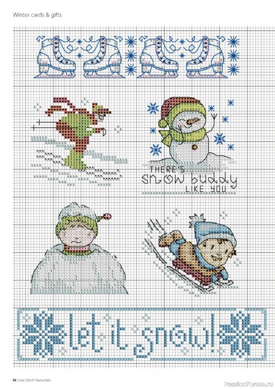 Коллекция вышивки в журнале «Cross Stitch Favourites - Christmas 2022»