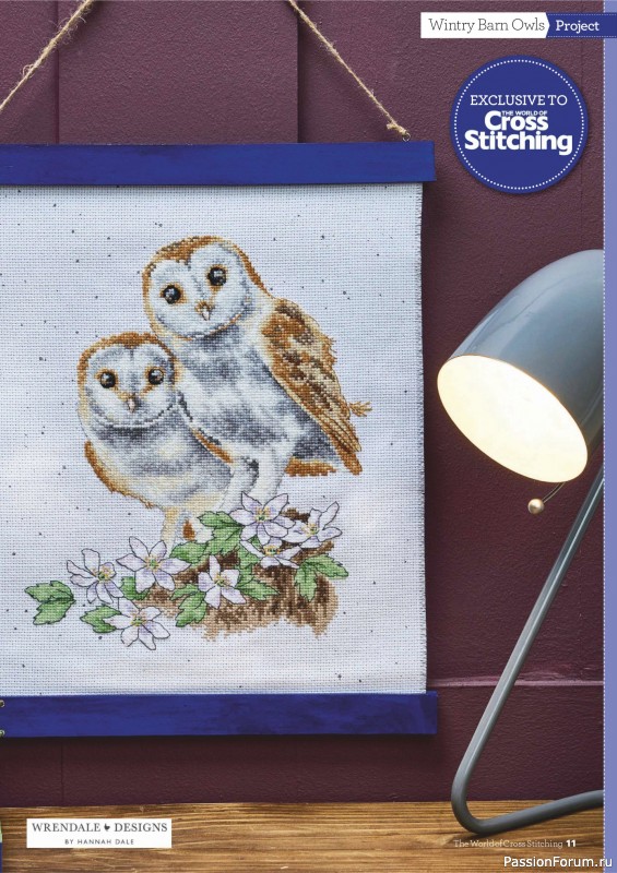 Коллекция вышивки в журнале «The World of Cross Stitching №367 2025»