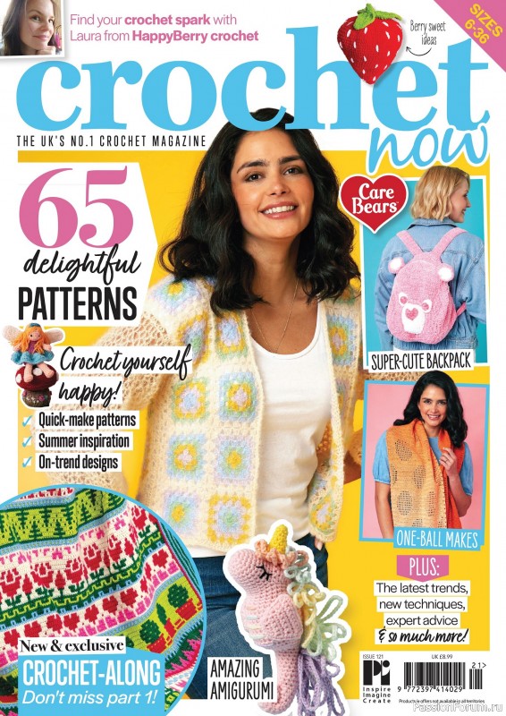 Вязаные проекты крючком в журнале «Crochet Now №121 2025»