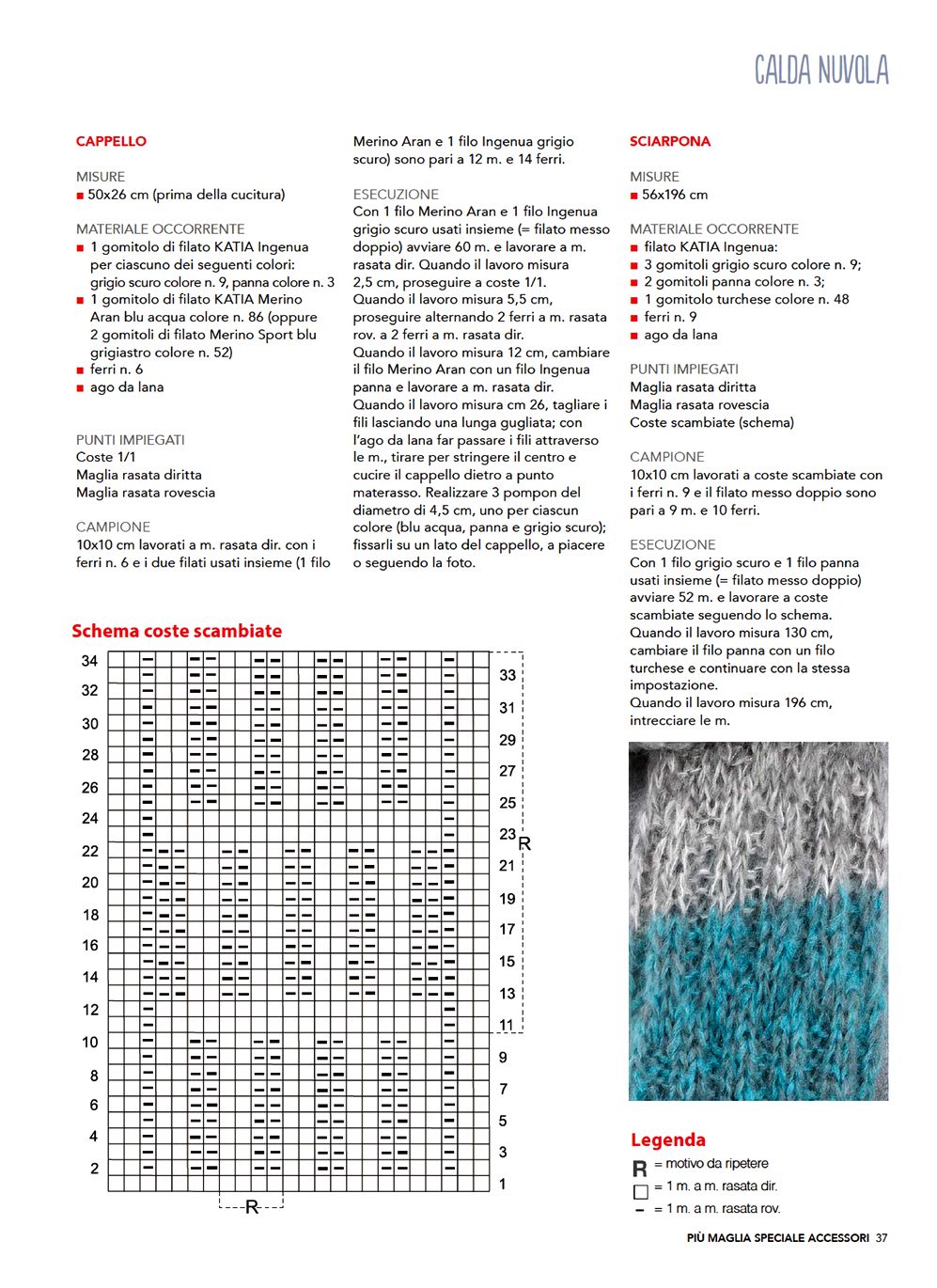 Шали в итальянском журнале "Piu Maglia Sheciale. Scialli №8 2021"