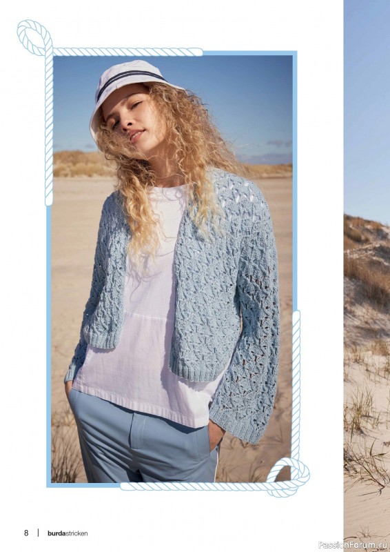 Вязаные модели в журнале «Burda Stricken №3 2025»