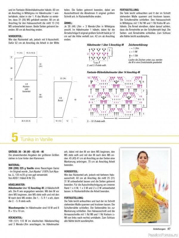 Вязаные модели в журнале «Maschentrends №1 2026 - Hakeltrends»