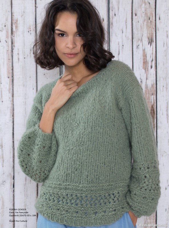 Вязаные проекты в журнале &laquo;Yarnmade №1 2020 Spring & Summer&raquo;