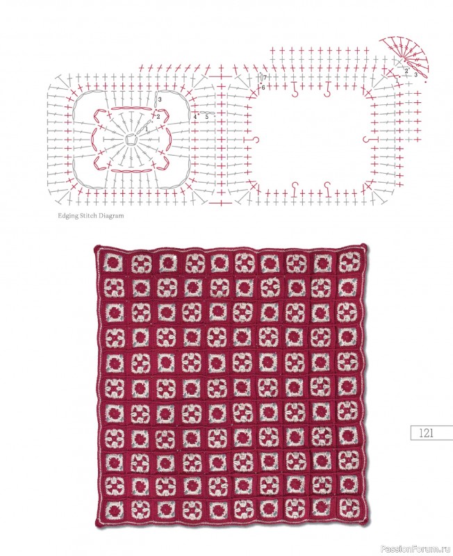 Вязаные проекты в книге «Go Crochet! Afghan Design Workshop».