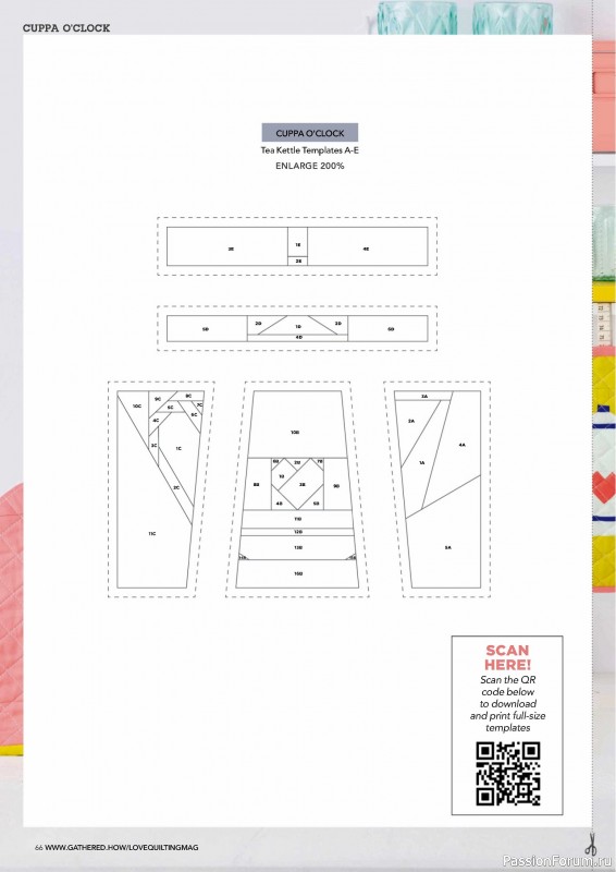 Коллекция проектов для рукодельниц в журнале «Love Patchwork & Quilting №145 2024»