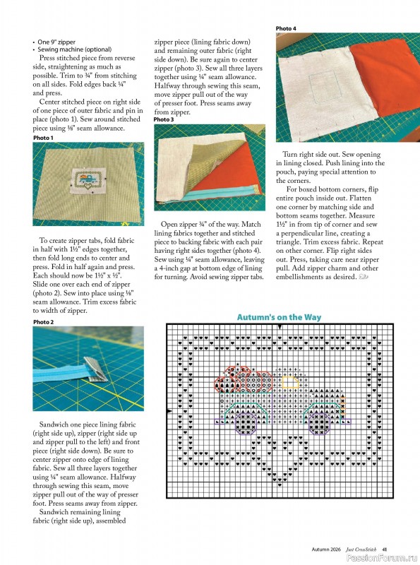Коллекция вышивки в журнале &laquo;Just CrossStitch - Autumn 2026&raquo;